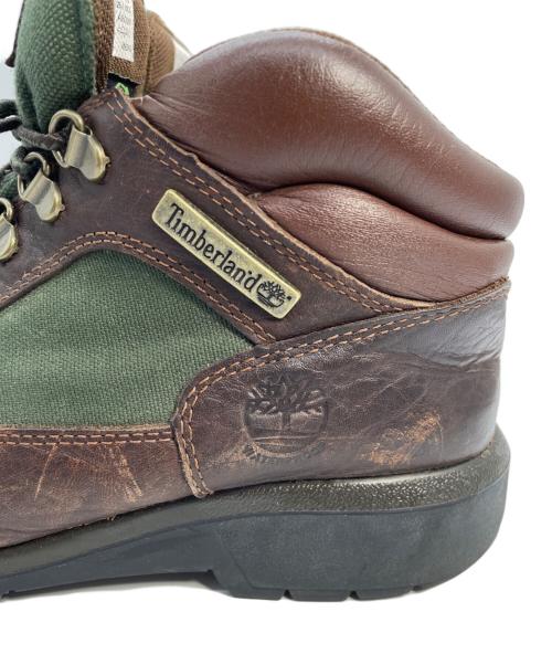 Timberland（ティンバーランド）Timberland (ティンバーランド) フィールドブーツ ブラウン×グリーン サイズ:26cmの古着・服飾アイテム