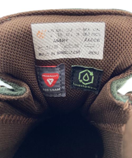 Timberland（ティンバーランド）Timberland (ティンバーランド) フィールドブーツ ブラウン×グリーン サイズ:26cmの古着・服飾アイテム
