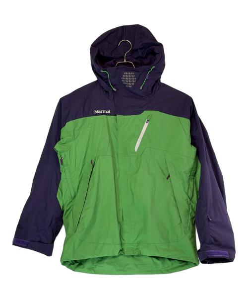 MARMOT（マーモット）Marmot (マーモット) マウンテンパーカー グリーン×パープル サイズ:SIZE Lの古着・服飾アイテム