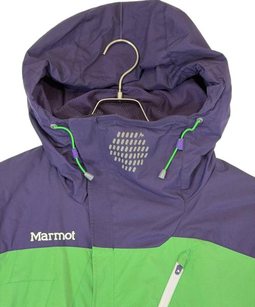MARMOT（マーモット）Marmot (マーモット) マウンテンパーカー グリーン×パープル サイズ:SIZE Lの古着・服飾アイテム