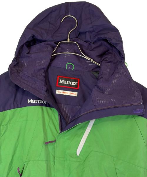 MARMOT（マーモット）Marmot (マーモット) マウンテンパーカー グリーン×パープル サイズ:SIZE Lの古着・服飾アイテム