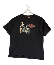 HARLEY-DAVIDSON（ハーレーダビッドソン）の古着「プリントTシャツ」｜ブラック