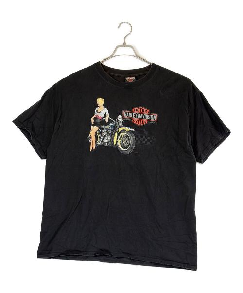 HARLEY-DAVIDSON（ハーレーダビッドソン）HARLEY-DAVIDSON (ハーレーダビッドソン) プリントTシャツ ブラック サイズ:不明の古着・服飾アイテム