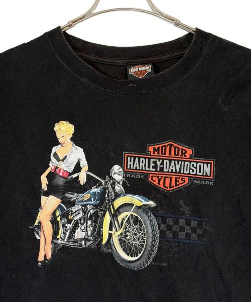 HARLEY-DAVIDSON（ハーレーダビッドソン）HARLEY-DAVIDSON (ハーレーダビッドソン) プリントTシャツ ブラック サイズ:不明の古着・服飾アイテム