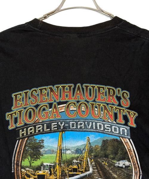 HARLEY-DAVIDSON（ハーレーダビッドソン）HARLEY-DAVIDSON (ハーレーダビッドソン) プリントTシャツ ブラック サイズ:不明の古着・服飾アイテム