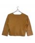 BAUM UND PFERDGARTEN (バウムウンドヘルガーデン) 厚手ニット ブラウン サイズ:SIZE S：4000円