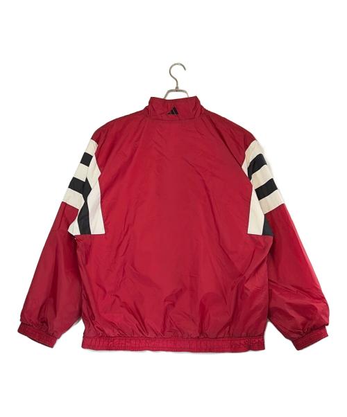 adidas（アディダス）adidas (アディダス) ナイロンジャケット レッド サイズ:SIZE XXLの古着・服飾アイテム