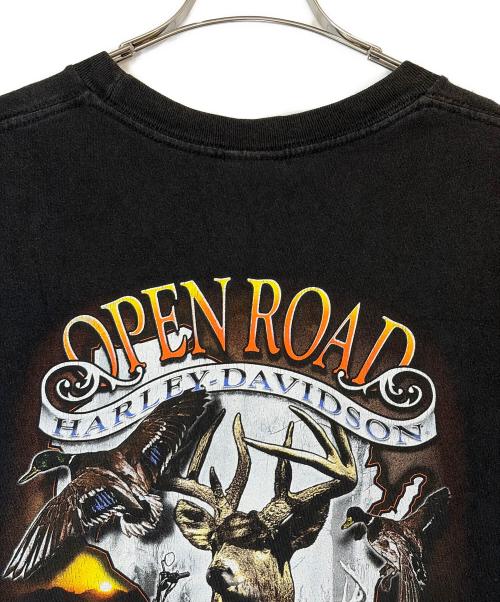 HARLEY-DAVIDSON（ハーレーダビッドソン）HARLEY-DAVIDSON (ハーレーダビッドソン) Tシャツ ブラック サイズ:不明の古着・服飾アイテム