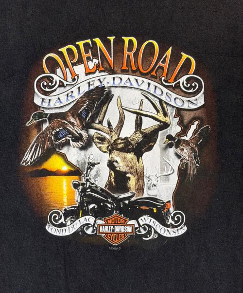 HARLEY-DAVIDSON（ハーレーダビッドソン）HARLEY-DAVIDSON (ハーレーダビッドソン) Tシャツ ブラック サイズ:不明の古着・服飾アイテム