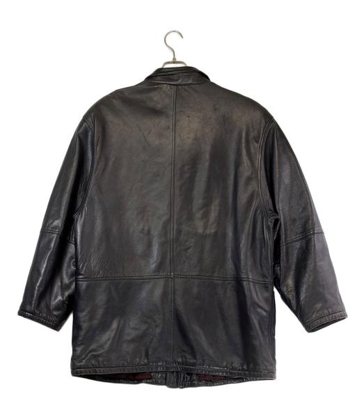 WARMCOMPANY（ウォームカンパニー）WARMCOMPANY (ウォームカンパニー) レザージャケット ブラック サイズ:SIZE 52（XL)の古着・服飾アイテム