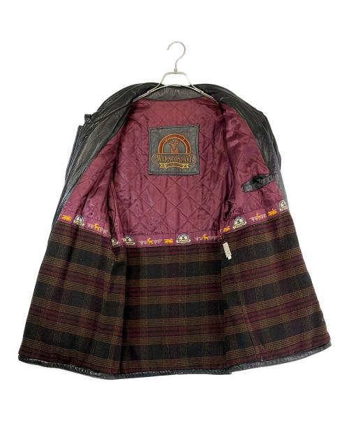 WARMCOMPANY（ウォームカンパニー）WARMCOMPANY (ウォームカンパニー) レザージャケット ブラック サイズ:SIZE 52（XL)の古着・服飾アイテム