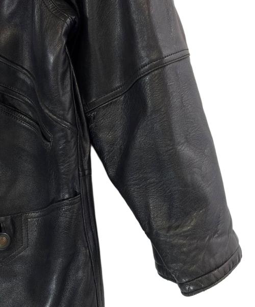 WARMCOMPANY（ウォームカンパニー）WARMCOMPANY (ウォームカンパニー) レザージャケット ブラック サイズ:SIZE 52（XL)の古着・服飾アイテム