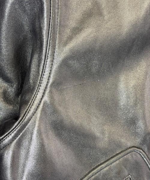 WARMCOMPANY（ウォームカンパニー）WARMCOMPANY (ウォームカンパニー) レザージャケット ブラック サイズ:SIZE 52（XL)の古着・服飾アイテム