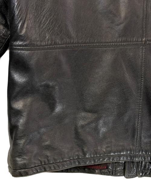 WARMCOMPANY（ウォームカンパニー）WARMCOMPANY (ウォームカンパニー) レザージャケット ブラック サイズ:SIZE 52（XL)の古着・服飾アイテム