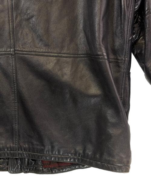 WARMCOMPANY（ウォームカンパニー）WARMCOMPANY (ウォームカンパニー) レザージャケット ブラック サイズ:SIZE 52（XL)の古着・服飾アイテム