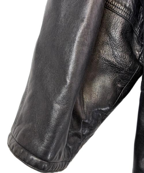 WARMCOMPANY（ウォームカンパニー）WARMCOMPANY (ウォームカンパニー) レザージャケット ブラック サイズ:SIZE 52（XL)の古着・服飾アイテム