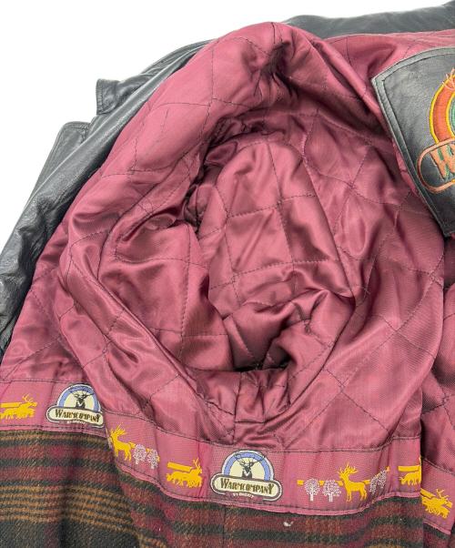 WARMCOMPANY（ウォームカンパニー）WARMCOMPANY (ウォームカンパニー) レザージャケット ブラック サイズ:SIZE 52（XL)の古着・服飾アイテム