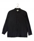 YAECAヤエカ）の古着「長袖シャツ/COMFORT SHIRT WIDE SQUARE/コンフォート シャツ ワイド スクエア」｜ブラック