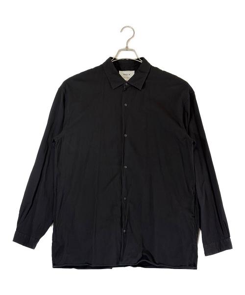 YAECA（ヤエカ）YAECA (ヤエカ) 長袖シャツ/COMFORT SHIRT WIDE SQUARE/コンフォート シャツ ワイド スクエア ブラック サイズ:SIZE Lの古着・服飾アイテム