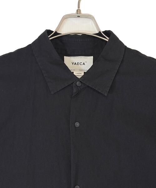 YAECA（ヤエカ）YAECA (ヤエカ) 長袖シャツ/COMFORT SHIRT WIDE SQUARE/コンフォート シャツ ワイド スクエア ブラック サイズ:SIZE Lの古着・服飾アイテム