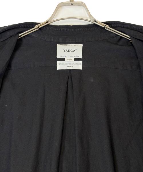 YAECA（ヤエカ）YAECA (ヤエカ) 長袖シャツ/COMFORT SHIRT WIDE SQUARE/コンフォート シャツ ワイド スクエア ブラック サイズ:SIZE Lの古着・服飾アイテム