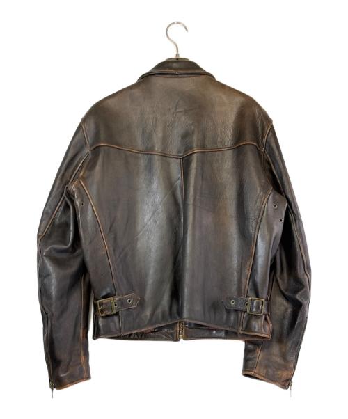 HARLEY-DAVIDSON（ハーレーダビッドソン）HARLEY-DAVIDSON (ハーレーダビッドソン) レザージャケット ブラウン サイズ:SIZE Mの古着・服飾アイテム