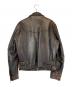 HARLEY-DAVIDSON (ハーレーダビッドソン) レザージャケット ブラウン サイズ:SIZE M：20000円