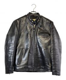 Schott（ショット）の古着「シングルライダースジャケット」｜ブラック
