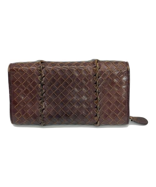 BOTTEGA VENETA（ボッテガベネタ）BOTTEGA VENETA (ボッテガベネタ) 長財布 ブラウンの古着・服飾アイテム