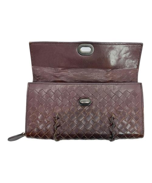 BOTTEGA VENETA（ボッテガベネタ）BOTTEGA VENETA (ボッテガベネタ) 長財布 ブラウンの古着・服飾アイテム