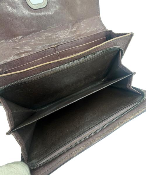 BOTTEGA VENETA（ボッテガベネタ）BOTTEGA VENETA (ボッテガベネタ) 長財布 ブラウンの古着・服飾アイテム