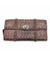 中古・古着 BOTTEGA VENETA (ボッテガベネタ) 長財布 ブラウン：5000円