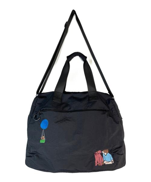 ear PAPILLONNER（イアパピヨネ）ear PAPILLONNER (イアパピヨネ) KEN NAKAYAMA ボストンバッグ ブラックの古着・服飾アイテム