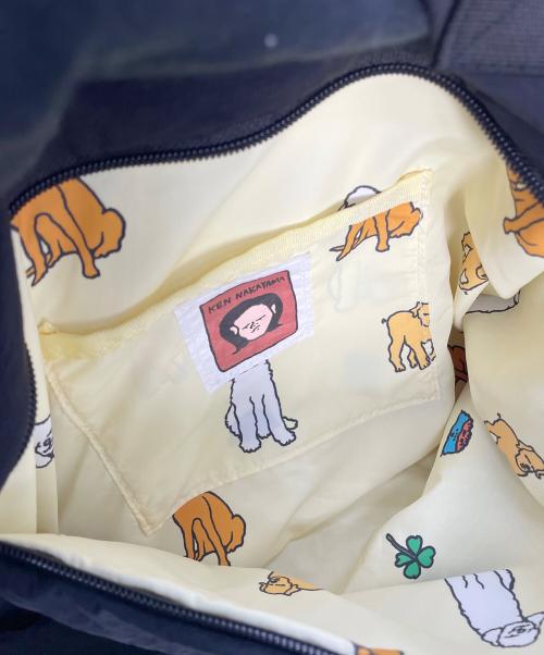 ear PAPILLONNER（イアパピヨネ）ear PAPILLONNER (イアパピヨネ) KEN NAKAYAMA ボストンバッグ ブラックの古着・服飾アイテム