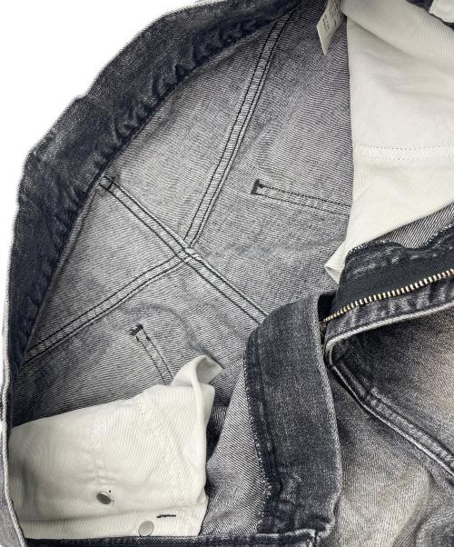 ANCELLM（アンセルム）ANCELLM (アンセルム) DAMAGE DENIM STRAIGHT 5P PANT ブラック サイズ:1の古着・服飾アイテム