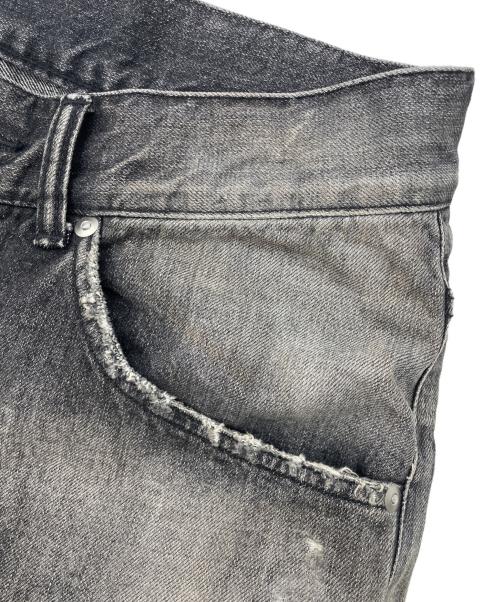 ANCELLM（アンセルム）ANCELLM (アンセルム) DAMAGE DENIM STRAIGHT 5P PANT ブラック サイズ:1の古着・服飾アイテム