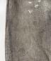 中古・古着 ANCELLM (アンセルム) DAMAGE DENIM STRAIGHT 5P PANT ブラック サイズ:1：20000円