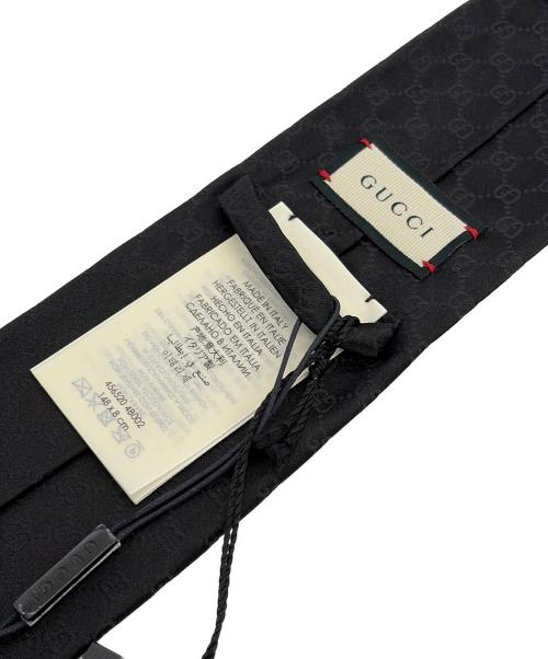 GUCCI（グッチ）GUCCI (グッチ) ネクタイ ブラック サイズ:不明の古着・服飾アイテム