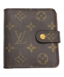 LOUIS VUITTON（ルイ ヴィトン）の古着「2つ折り財布/コンパクトジップ」｜ブラウン