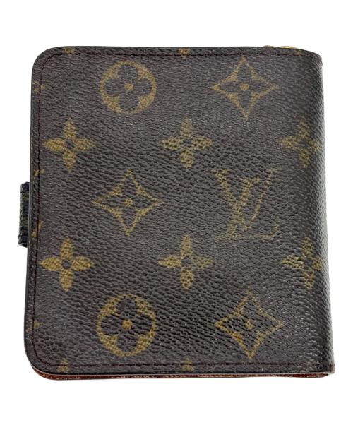 LOUIS VUITTON（ルイ ヴィトン）LOUIS VUITTON (ルイ ヴィトン) 2つ折り財布/コンパクトジップ ブラウンの古着・服飾アイテム
