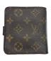 LOUIS VUITTON (ルイ ヴィトン) 2つ折り財布/コンパクトジップ ブラウン：15000円
