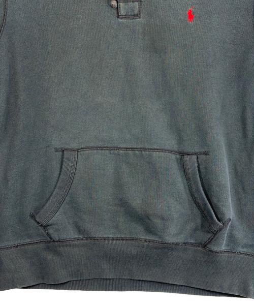 POLO RALPH LAUREN（ポロ・ラルフローレン）POLO RALPH LAUREN (ポロ・ラルフローレン) ヘンリーネックパーカー ブラック サイズ:SIZE Lの古着・服飾アイテム