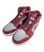 NIKEナイキ）の古着「ハイカットスニーカー」｜エンジ×グレー