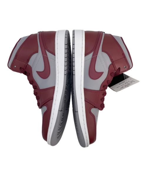 NIKE（ナイキ）NIKE (ナイキ) ハイカットスニーカー エンジ×グレー サイズ:25cm 未使用品の古着・服飾アイテム
