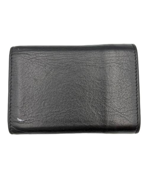 BALENCIAGA（バレンシアガ）BALENCIAGA (バレンシアガ) 3つ折り財布/エブリデイ ミニ ウォレット ブラックの古着・服飾アイテム
