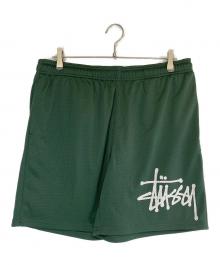 stussy（ステューシー）の古着「メッシュショートパンツ」｜グリーン