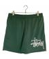 stussy（ステューシー）の古着「メッシュショートパンツ」｜グリーン