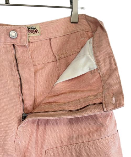 stussy（ステューシー）stussy (ステューシー) Canvas Work Pants ピンク サイズ:SIZE 86cm (W34)の古着・服飾アイテム