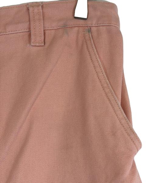 stussy（ステューシー）stussy (ステューシー) Canvas Work Pants ピンク サイズ:SIZE 86cm (W34)の古着・服飾アイテム