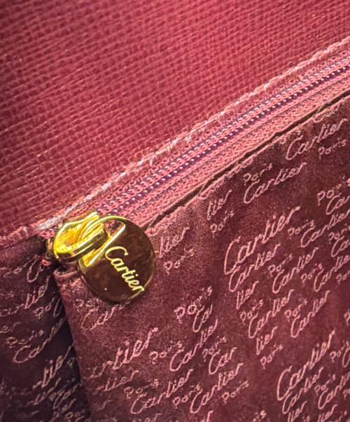 Cartier（カルティエ）Cartier (カルティエ) リュック ボルドーの古着・服飾アイテム